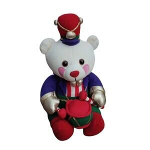 Avon Products Inc. Teddy‎ Bear Holiday Drum Major 12” Vtg 1994 Christmas Plush